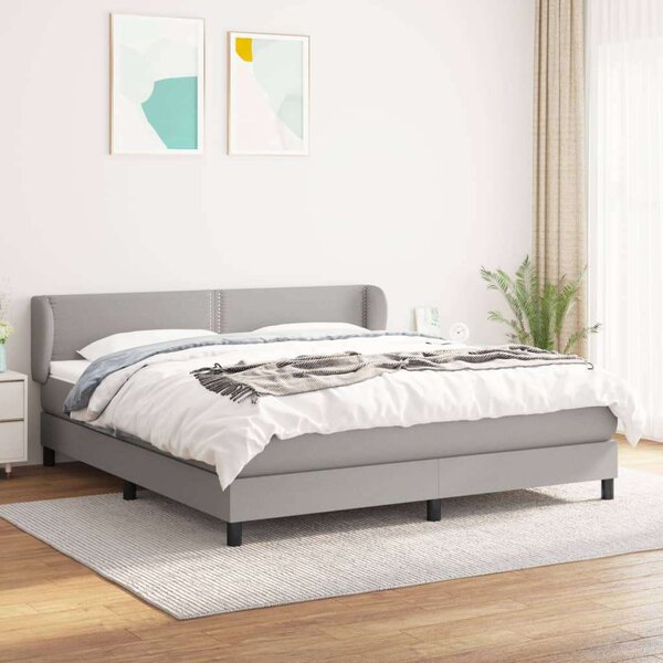 VidaXL Rugós Ágy - Szövet - 180x200 cm