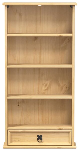 Corona tömör fenyőfa CD-szekrény 52 x 17,5 x 103 cm