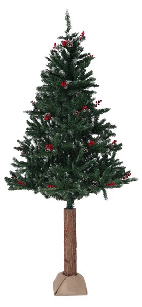 KONDELA Karácsonyfa tönkön, 210 cm, PNIK TYP 3