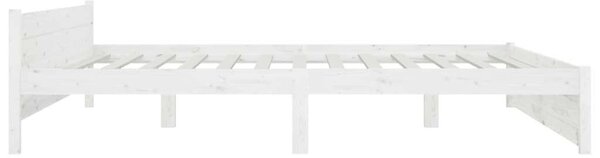 VidaXL Fehér Tömörfa Ágykeret - 180x200 cm