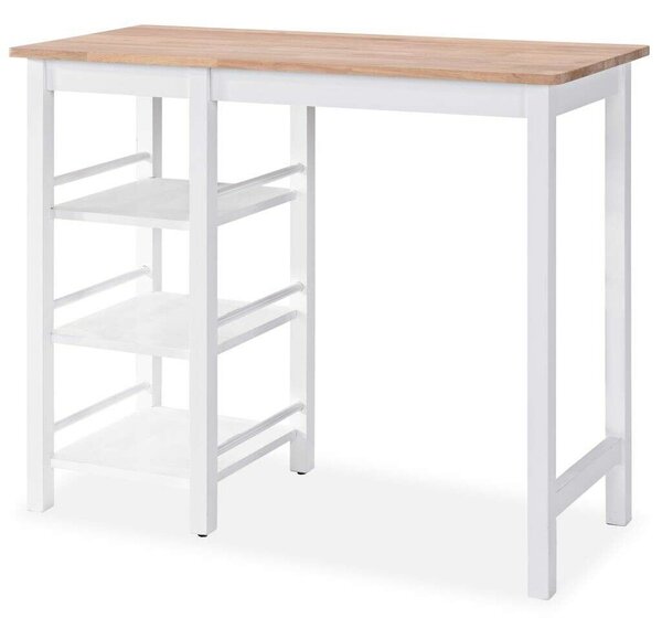 VidaXL 3 részes fehér MDF bárgarnitúra