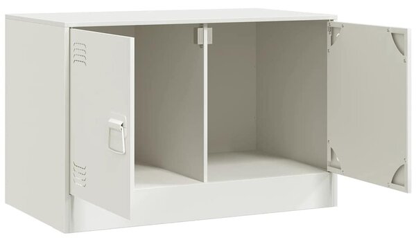 Fehér acél TV-szekrény 67 x 39 x 44 cm