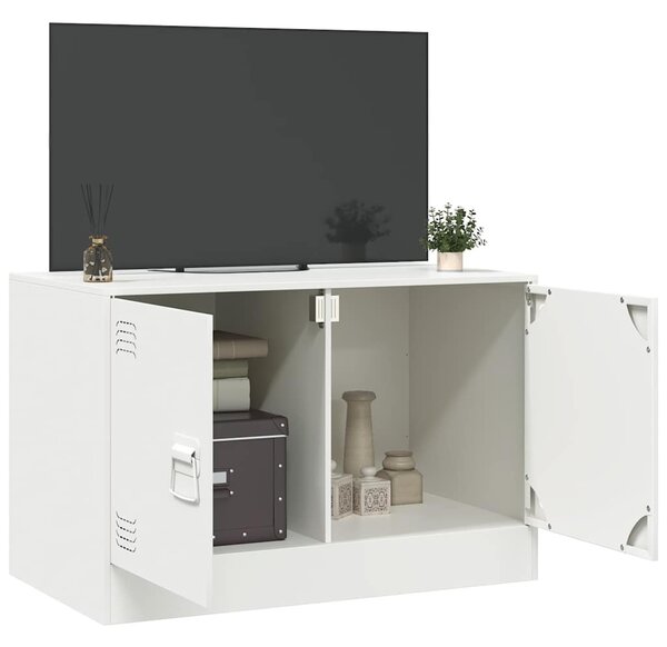 Fehér acél TV-szekrény 67 x 39 x 44 cm