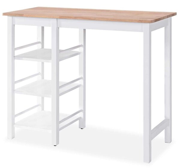 VidaXL 3 részes fehér MDF bárgarnitúra