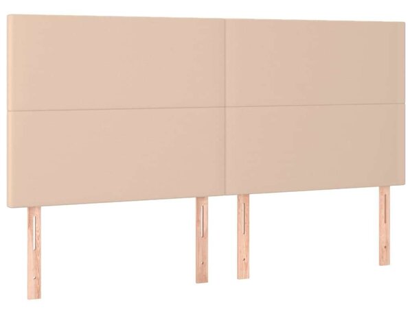 VidaXL LED Ágyfejtámla - Műbőr - 180x5x118/128cm