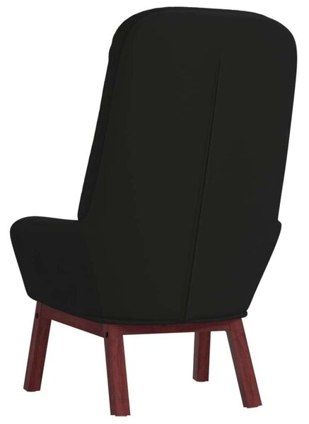 VidaXL fekete bársony pihenőfotel