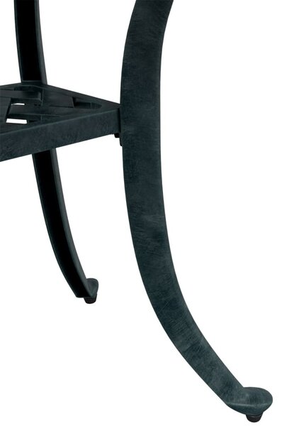 VidaXL zöld öntött alumínium kerti asztal 53 x 53 x 53 cm