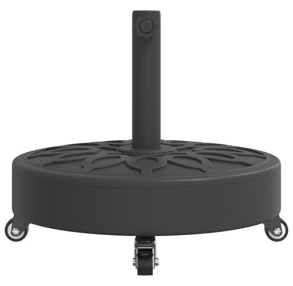 Görgős kerek napernyőtalp rúdhoz Ø38 / 48 mm 27 kg