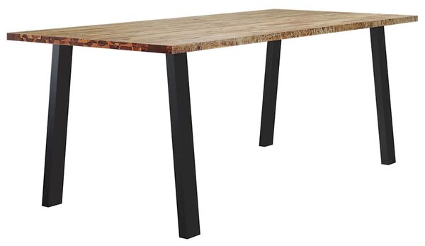 Tömör akácfa étkezőasztal 200x90x75 cm