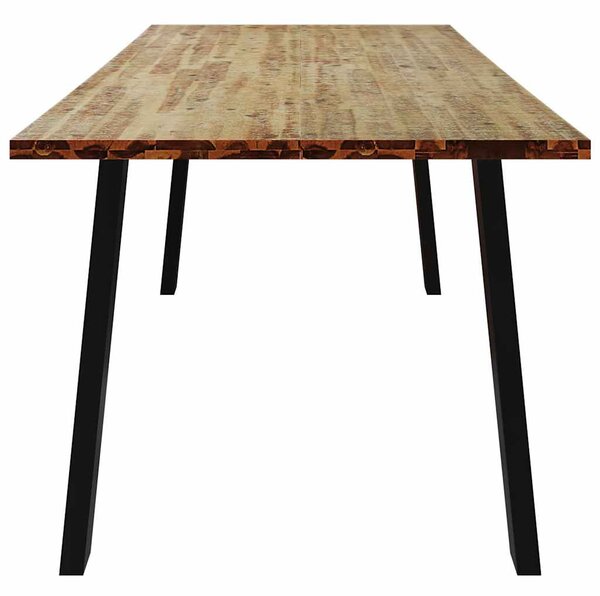 Tömör akácfa étkezőasztal 200x90x75 cm