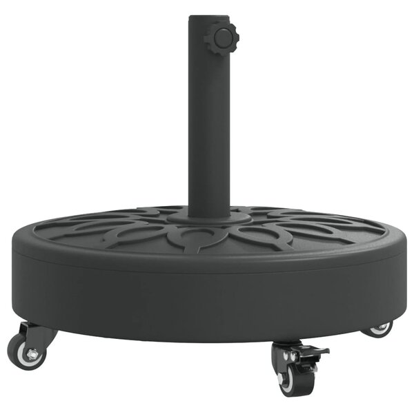 Görgős kerek napernyőtalp rúdhoz Ø38 / 48 mm 27 kg