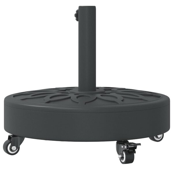 Görgős kerek napernyőtalp rúdhoz Ø38 / 48 mm 27 kg