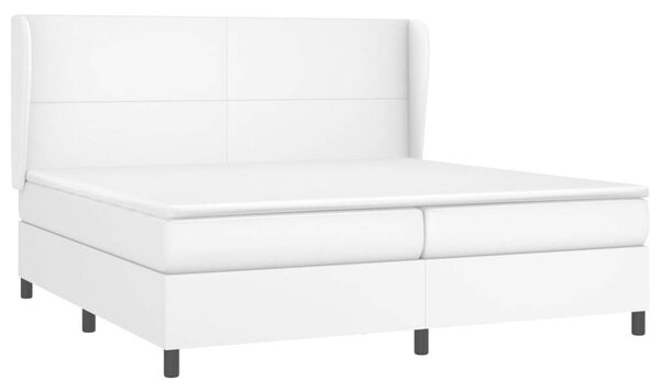 VidaXL Fehér Műbőr Ágy - 200x200 cm