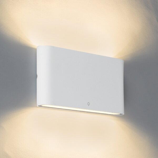 Modern kültéri fali lámpa fehér 17,5 cm IP65 LED-del - Batt