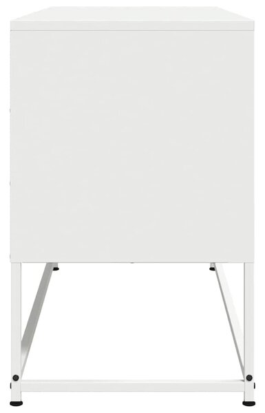 Fehér acél TV-szekrény 100,5x39x60,5 cm
