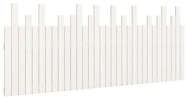 VidaXL Fali Fejtámla - Fenyőfa - Fehér - 204x80 cm