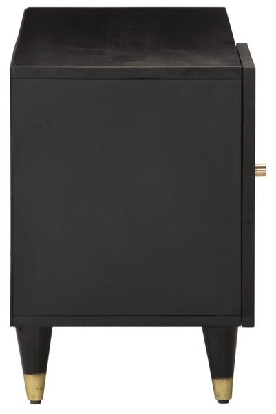 Tömör mangófa TV-szekrény 80x31,5x46 cm