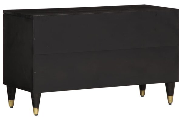 Tömör mangófa TV-szekrény 80x31,5x46 cm