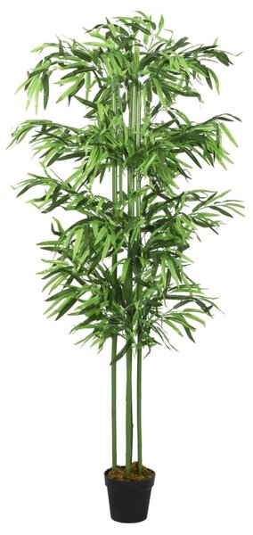 Zöld mű bambuszfa 240 levéllel 80 cm