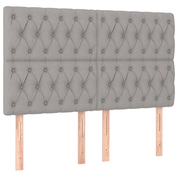 VidaXL LED-es Fejtámla - Világoszürke - 144cm