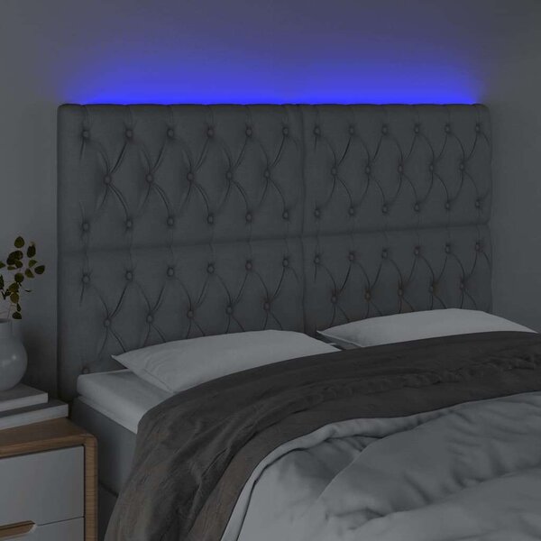 VidaXL LED-es Fejtámla - Világoszürke - 144cm