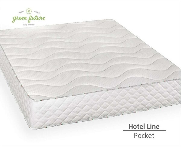 Green Future Hotel Line Memóriahabos Matrac - 7 Zónás Pocket Rugó - 140x190 cm