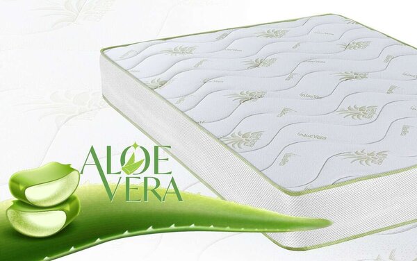Aloe Vera 14 + 2 Memory Matrac, bambuszszálas huzat antimikrobiális hatással, szuper ortopéd, 3D szellőzésmentes 90x200 cm