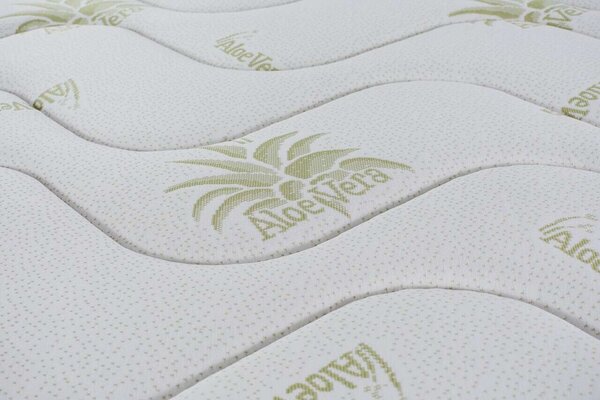 Aloe Vera 14 + 2 Memory Matrac, bambuszszálas huzat antimikrobiális hatással, szuper ortopéd, 3D szellőzésmentes 90x200 cm