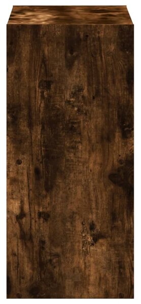 Füstös tölgy színű szerelt fa könyvespolc 68,5 x 32 x 68,5 cm