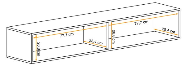 Széles vitrin LED világítással FREYA - fekete / fehér