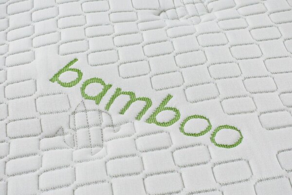 Hipoallergén Ortopéd Matrac, Premium Bamboo Memory Latex, 160x200 cm, Pocket rugók, 7 zónás kényelem