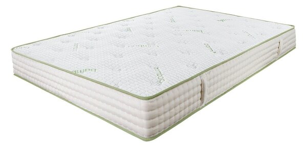 Hipoallergén Ortopéd Matrac, Premium Bamboo Memory Latex, 160x200 cm, Pocket rugók, 7 zónás kényelem