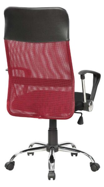 Bedora Lotte Ergonomikus Irodai szék - Hálós, Piros/Fekete