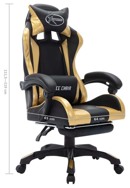 Xtreme Versenyszék - Gamer Szék - Állítható - RGB LED