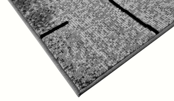 LUKEN téglalap alakú szőnyeg 70x130 cm - szürke
