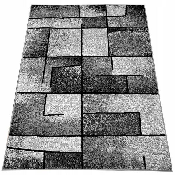 LUKEN téglalap alakú szőnyeg 70x130 cm - szürke