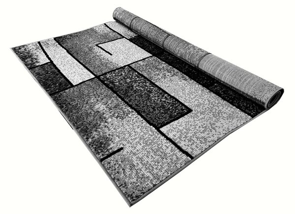 LUKEN téglalap alakú szőnyeg 70x130 cm - szürke