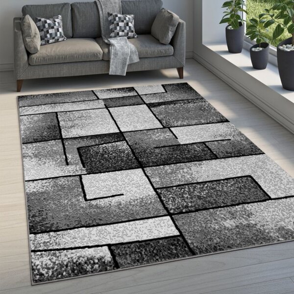 LUKEN téglalap alakú szőnyeg 70x130 cm - szürke