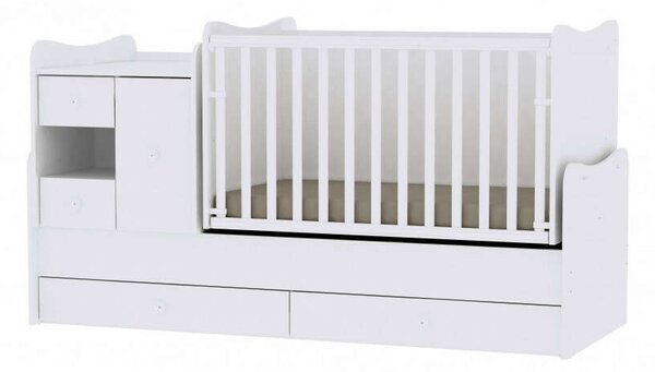 Lorelli MiniMax Kombiágy - Babaágy és Ifjúsági Ágy - 72x190 cm