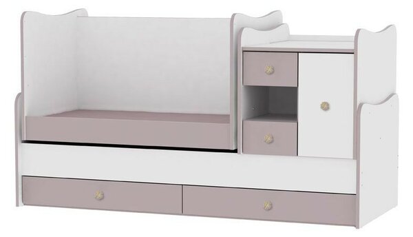Lorelli MiniMax Kombiágy - Babaágy és Ifjúsági Ágy - 72x190 cm