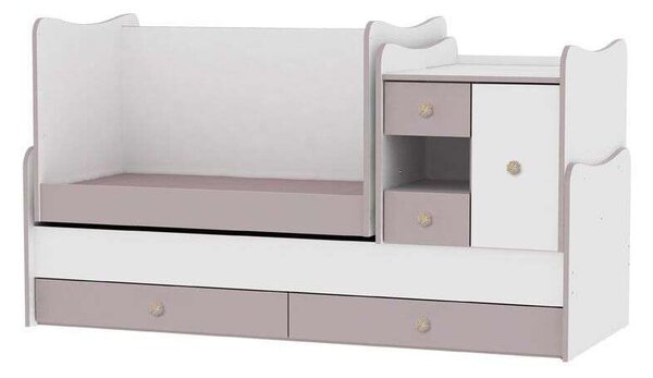 Lorelli MiniMax Kombiágy - Babaágy és Ifjúsági Ágy - 72x190 cm
