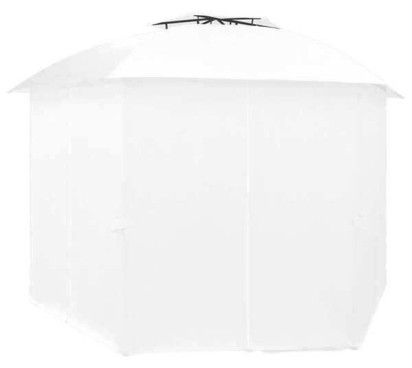 VidaXL Kerti Pavilon - Fehér - 360x312x265 cm