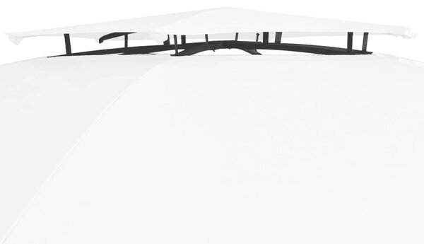 VidaXL Kerti Pavilon - Fehér - 360x312x265 cm