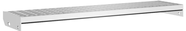 Horganyzott acél rácsos lépcsőfok 100 x 24 x 7 cm