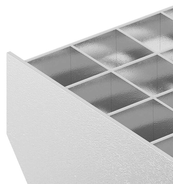 Horganyzott acél rácsos lépcsőfok 80 x 24 x 7 cm