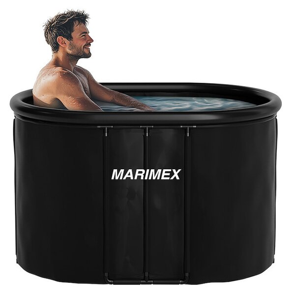 Marimex ovális hűtődézsa 125 × 75 × 77 cm fekete