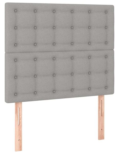 VidaXL Ágy - Szövet - 80x200 cm