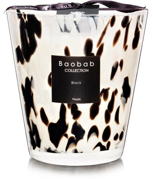 Baobab Pearls Black illatos gyertya 16 cm