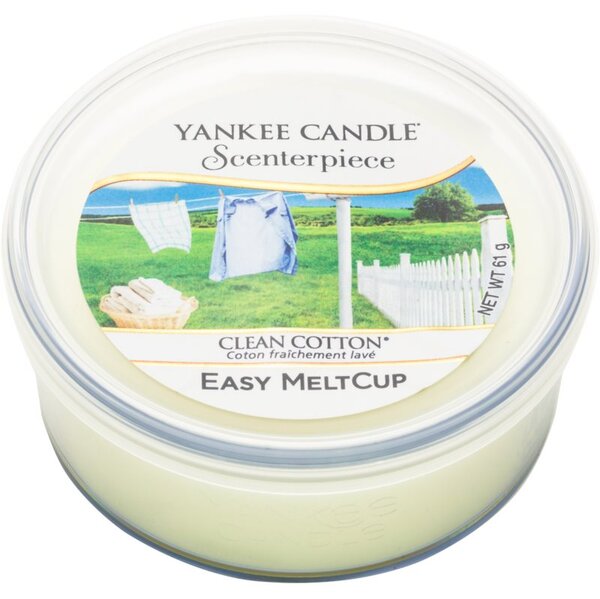 Yankee Candle Scenterpiece Clean Cotton elektromos aromalámpa viasz 61 g