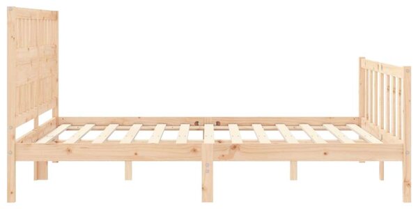 VidaXL Tömörfa Ágykeret - 160x200 cm